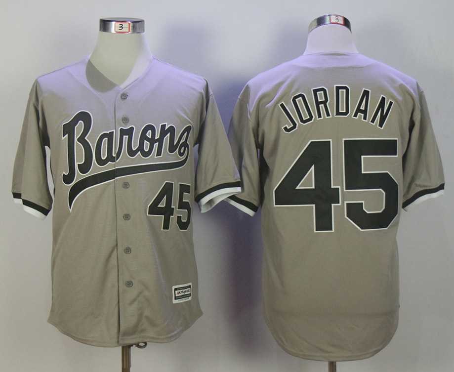 Birmingham Barons #45 Michael Jordan Gray Stitched Movie Baseball Jersey,We sell and wholesale Birmingham Barons #45 Michael Jordan Gray Stitched Movie Baseball Jersey on line form chian!